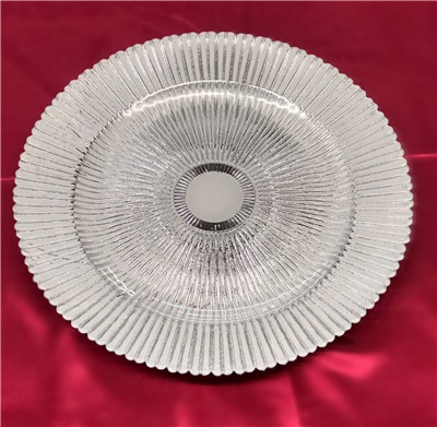 White Glass Charger Plate 13 Inch $ 3.75