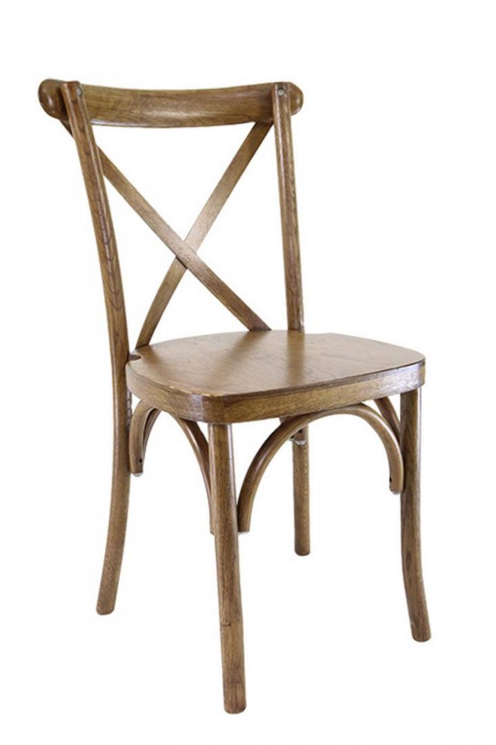 Cross Back Chair Chestnut Color  $ 7.95